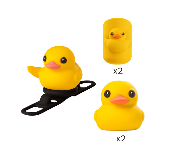 單車禮物組-派提鴨 禮物組品項露出