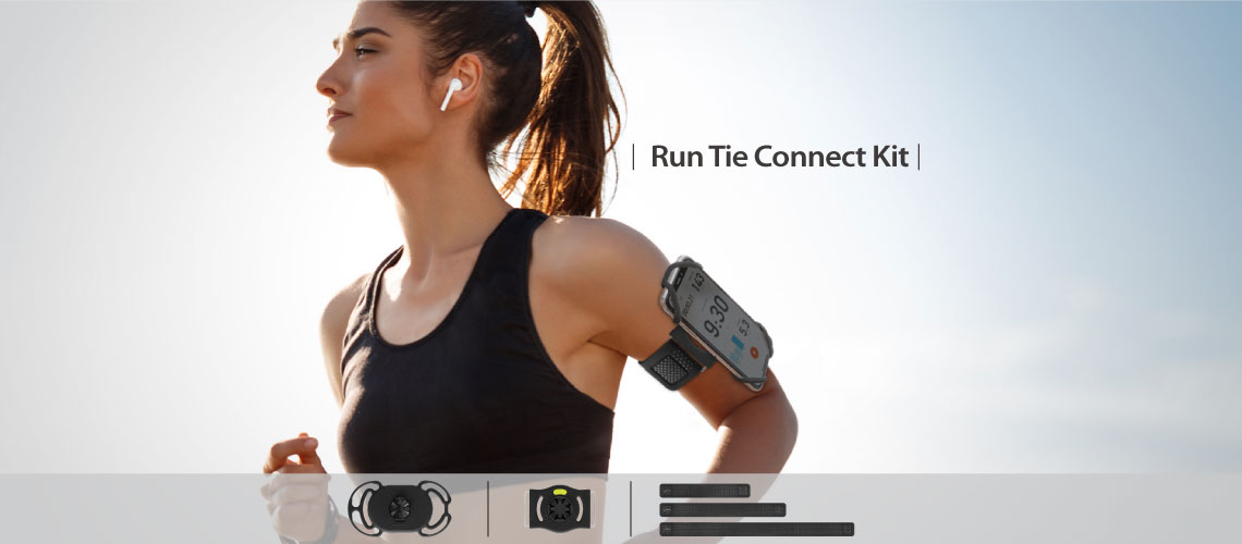 Bone】Run Tie Connect Kit, Porta Celular para Correr Rotación de 360°  Brazalete para Teléfono