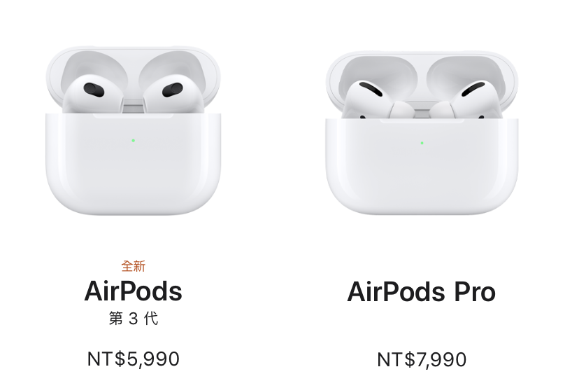 airpods,airpods 3,airpods pro,耳機,音樂,無線耳機,真無線藍牙耳機,apple music,空間音訊,降噪,主動降噪,apple,蘋果