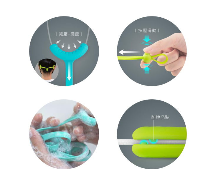 舒壓口罩綁、口罩耳朵減壓、戴口罩不耳痛
