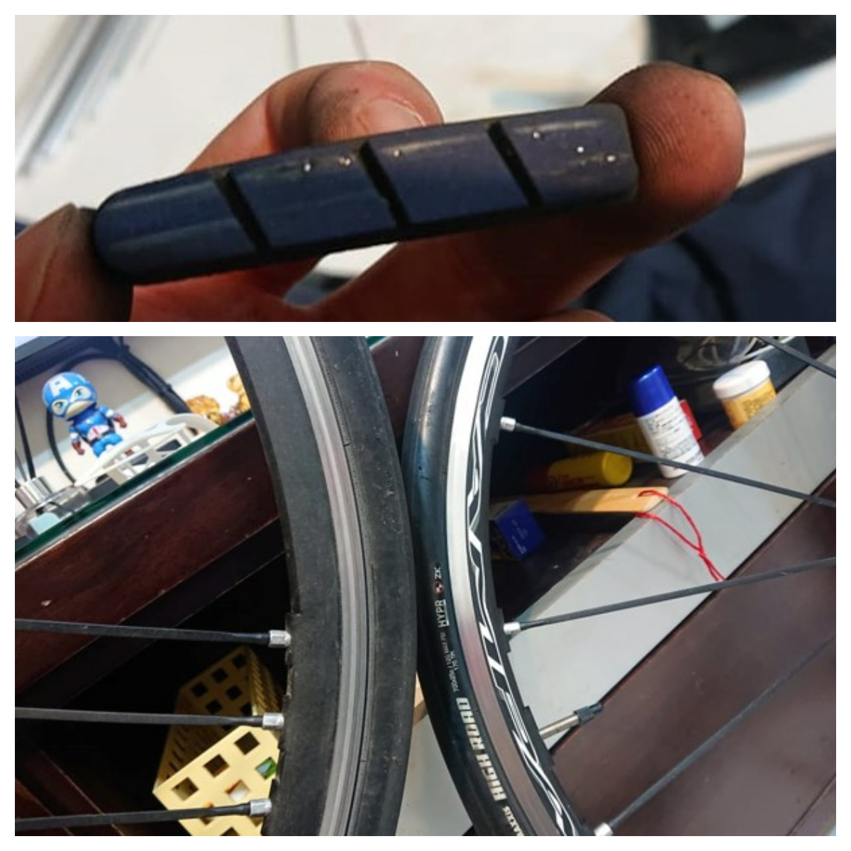 煞車皮及煞車邊清潔