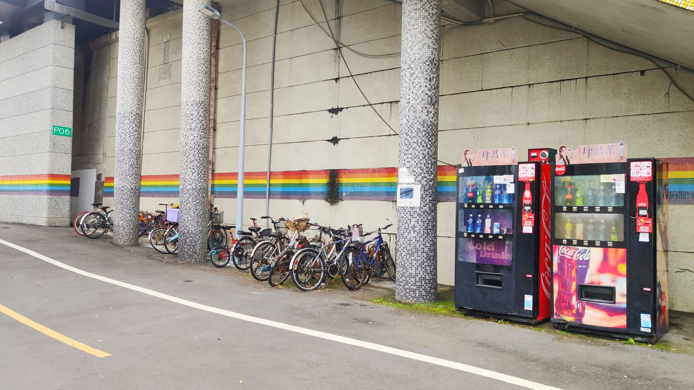 Recommended Taipei Running Route Rainbow Bridge Refreshment Point