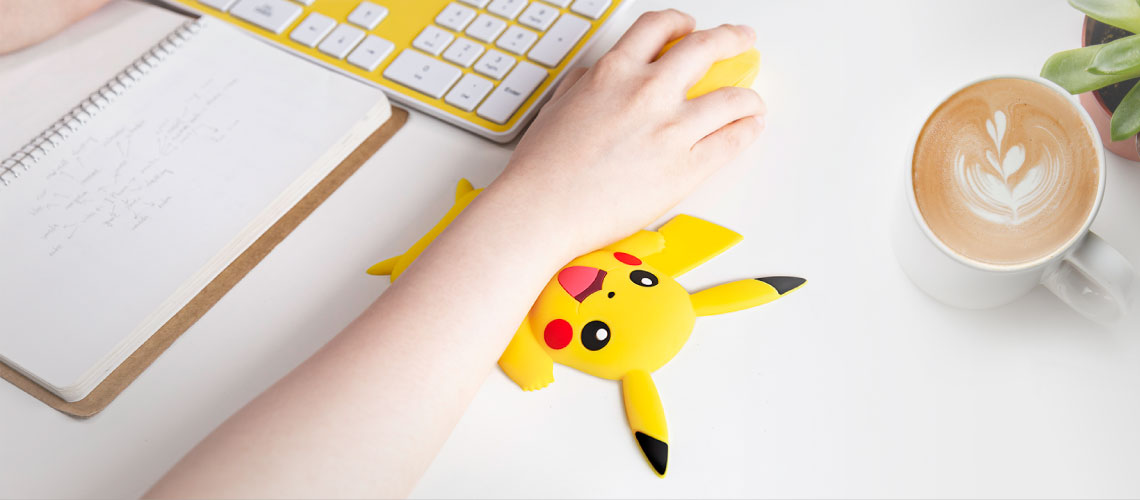 Pok&eacute;mon mouse pad that combines functionality with a cute appearance.