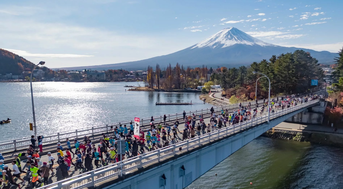 馬拉松,富士山,日本