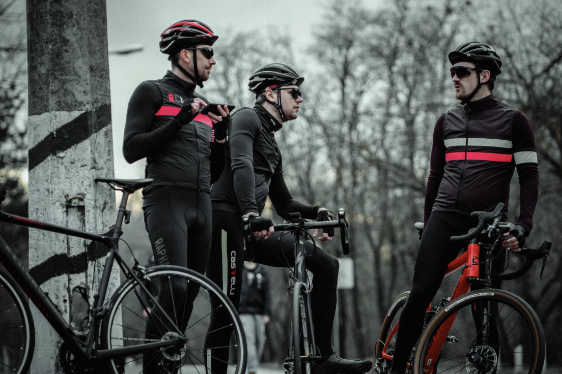 Cycling with friends